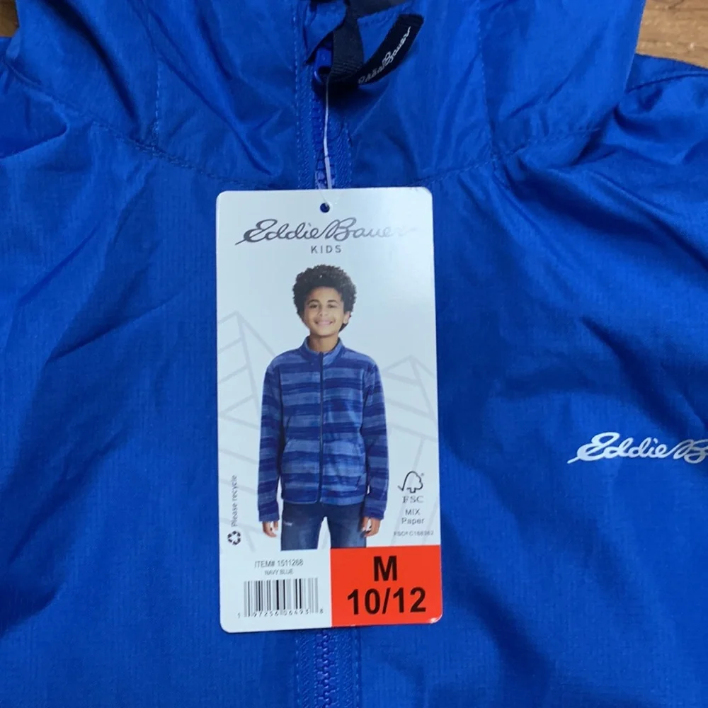 NWT Eddie Bauer 3-in-1 Lightweight Hooded Jacket